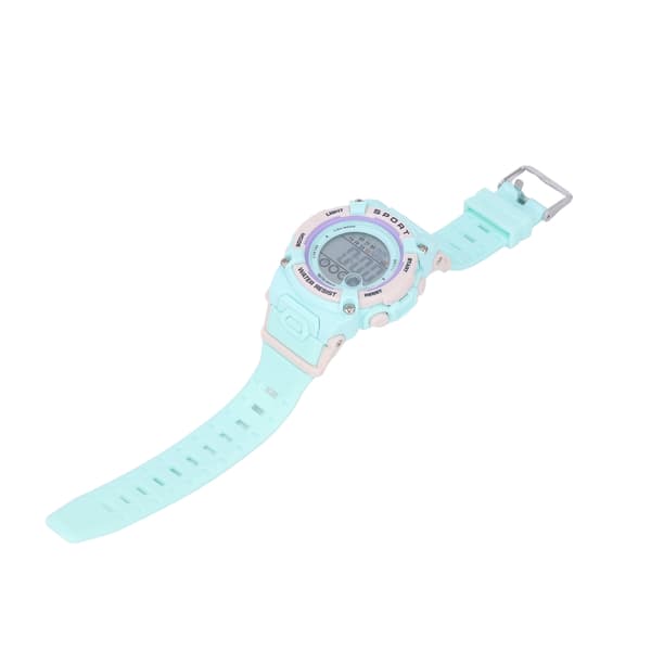Digital Chronograph Barn Student Vanntett Sport Multifunksjonell Elektronisk Klokke Reseda