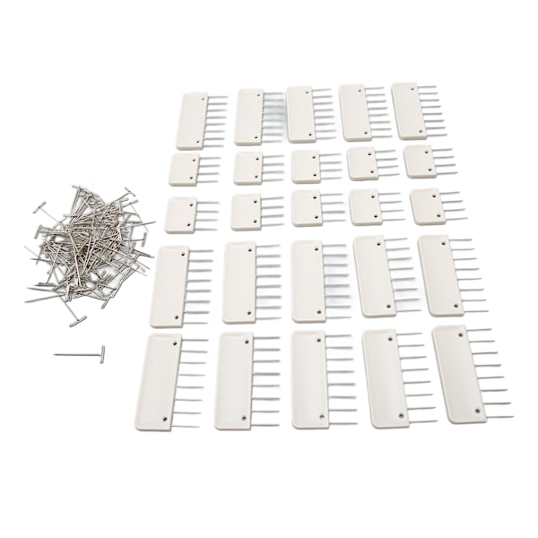Knit Blocking Comb Set Tidsbesparande Stickning Blocker Pin för Virkade Handarbetesprojekt