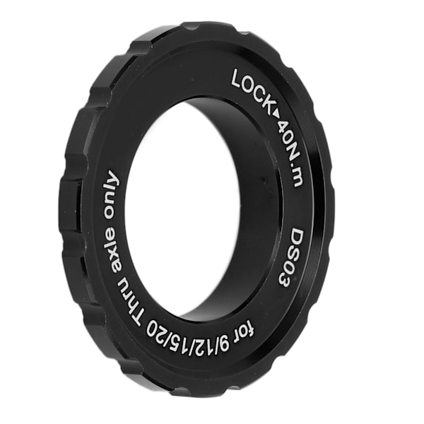 MEIJUN Centerlock Låsering Center Lock Hjulnavsaksling Disc Rotor Låsering til Cykel Mountainbike Sort