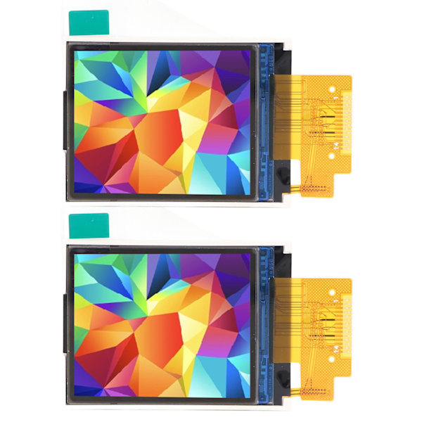 2 ST TFT IPS Display Modul 1,8 tum Färg 128 X 160 SPI Interface ST7735S Drive Display Modul