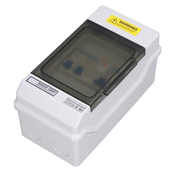 2-vejs afbryder IP66 Mini Lækageafbrydere 40A 30mA RCD+2MCB(6A+16A) 230V AU