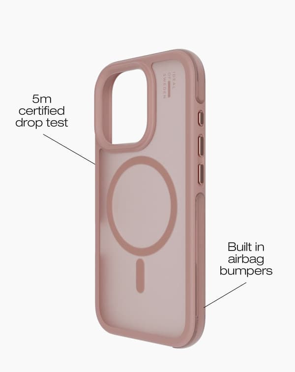 Ideal Bumper Case MagSafe iPhone 16 Pro Blush Pink Rosa pink