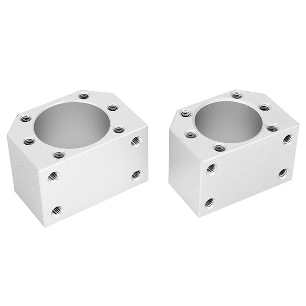 2 stk. skruemutterbeslag CNC kugledele 10 fastgørelseshuller Aluminiumlegeringsdrejebænk Tilbehør Accurant