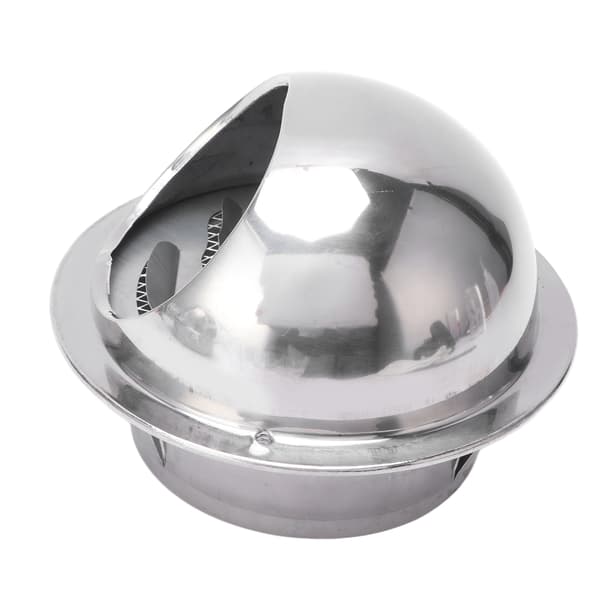 【NX】Ventilationshætte i rustfrit stål Udvendig regntæt vindskærm Ventilationshætte i rustfrit stål Udløbstilbehør 4 tommer