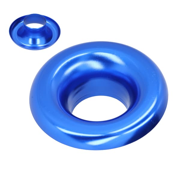 【NX】3.5in kallluftsintag Turbo Horn Velocity Stack Adapter CNC Aluminium Bilmodifieringstillbehör Blå