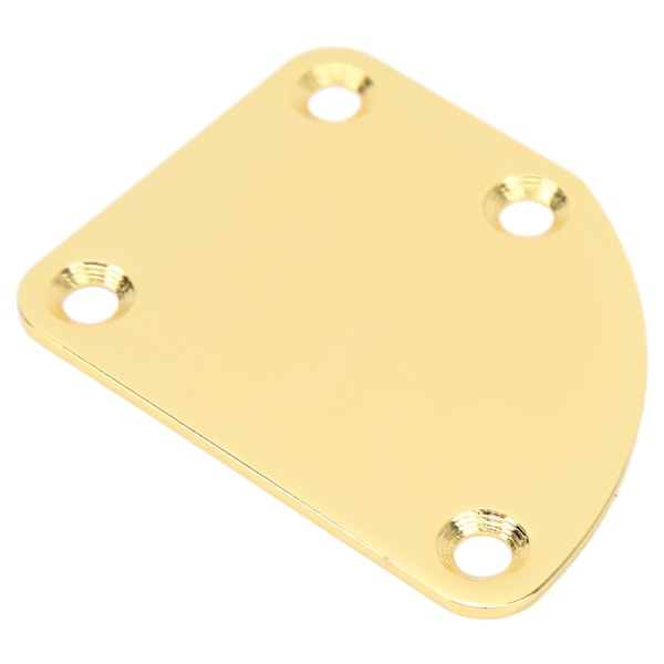 Guld Elektrisk Gitarr Halsplatta 4 Hål Böjd Enkel Installation Anti Scratch Halsplatta