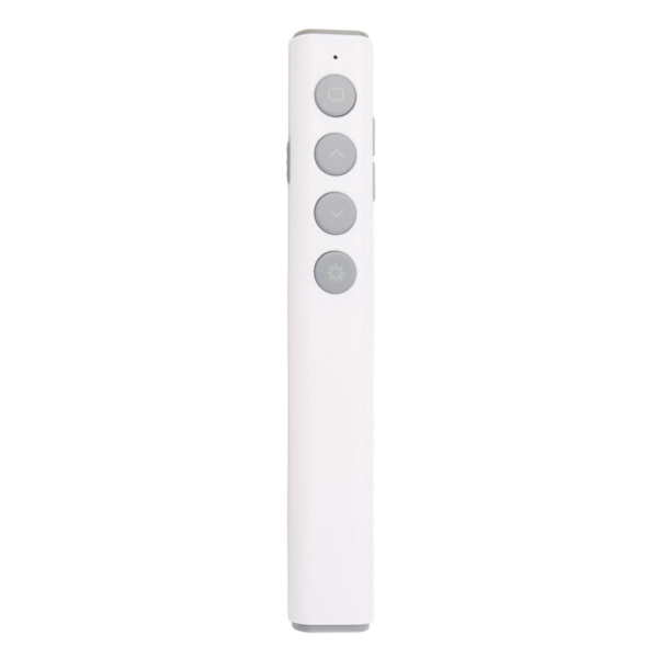 Esitys Clicker 98,4ft ohjausaluetta RF 2,4GHz Plug and Play langaton esityskaukosäädin Keynote PPT White