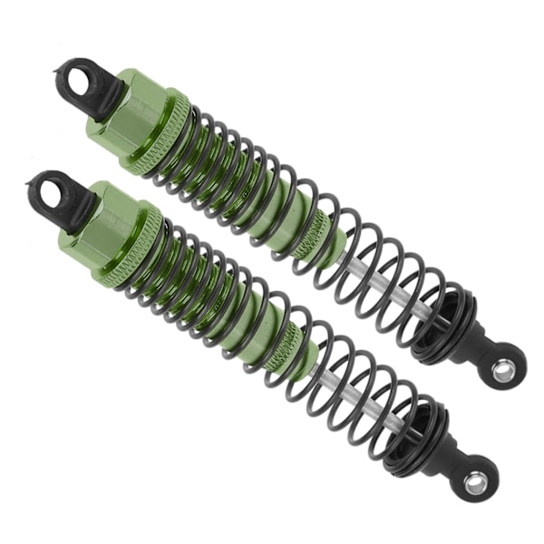 2 stk 108mm RC metallstøtdempere for TRAXXAS SLASH 2WD RC bil oppgraderingsdeler Grønn