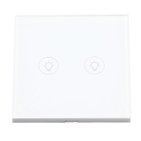 Vægberøringslyskontakt Timing Funktion Hærdet glas dimmer Smart APP styret lyskontakt til Zigbee 90‑250V
