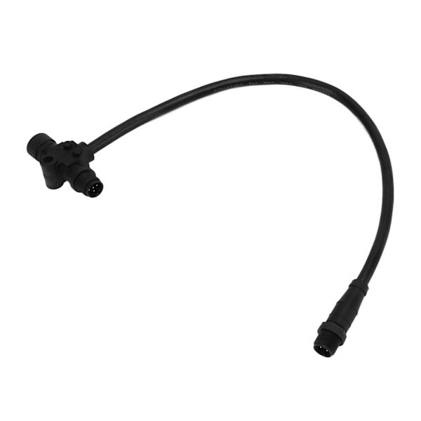 Backbone Drop-kabel 5-stifts T-kontakt till M12-kontakt IP67 Vattentät för NMEA 2000-nätverk