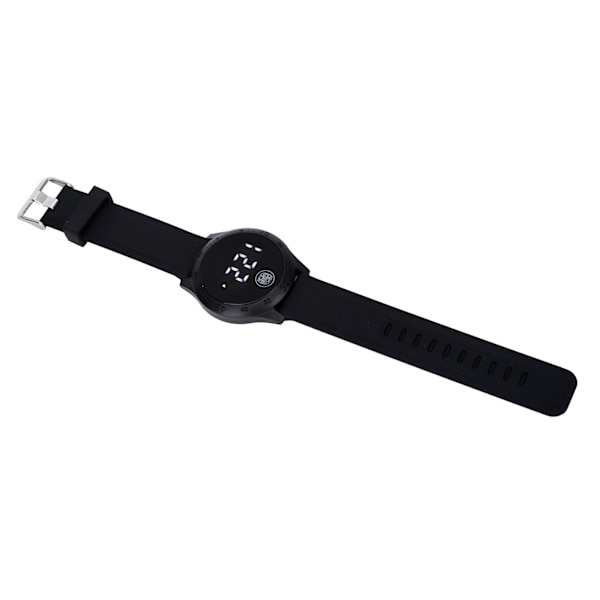HZ2030 LED Digitalt Ur Koreansk Stil Vandafvisende Touch Snygt Armbåndsur til Mænd Kvinder Studerende Sort