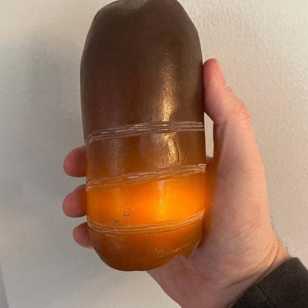 Resin Lysende Stein Sankara Stein Cosplay Rekvisitter Hjemmedekorasjon Samleobjekter