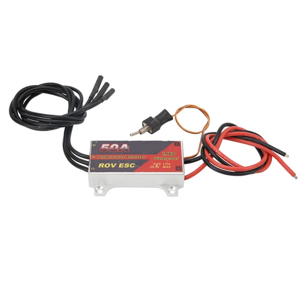 【NX】50A RC børsteløs ESC 2-6S IPX8 vanntett elektronisk hastighetskontroller med bryter for RC undervanns thrustere