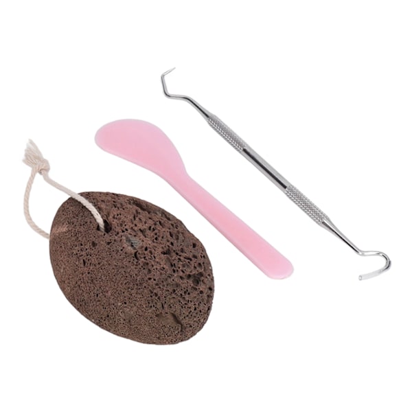 Picking Rock Kit Oval Stone DIY Oval Stone Intressant avkopplande lättnad Pick Rock Leksak för vuxna Lindra spänningar Blå latex