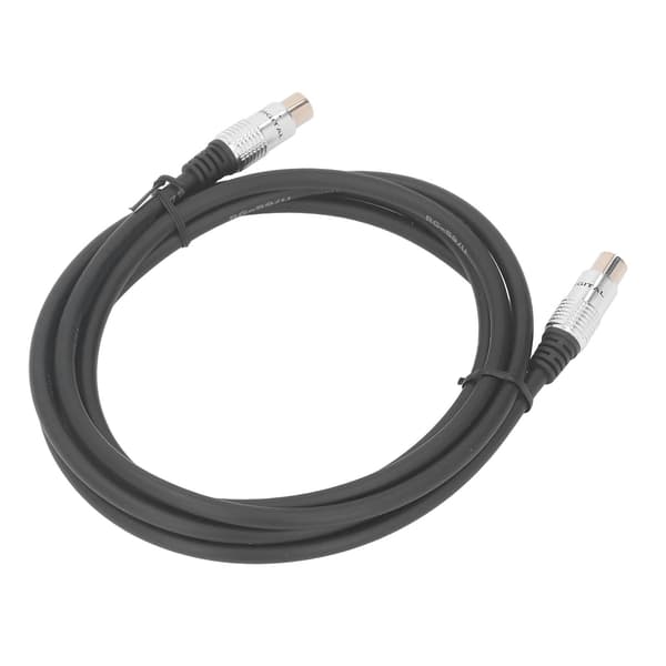 Koaksial TV-kabel 9,5 mm han til han Kompatibel med kabelmodem Set-top-bokse Satellit-tv-antenne 2 meter