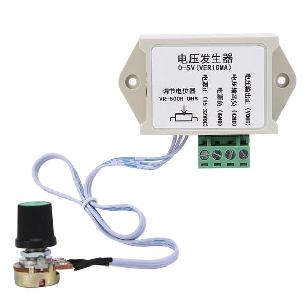 Spændingsregulerende generatorpotentiometer Justerbar 0-5VDC Kompatibel med PLC industriel kontrol