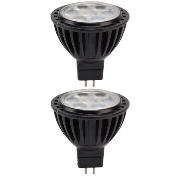 2st 7W MR16 LED-lampa Energisparande spotlight med låg strömförbrukning 7LED-lampbyte 110‑240V varmt ljus