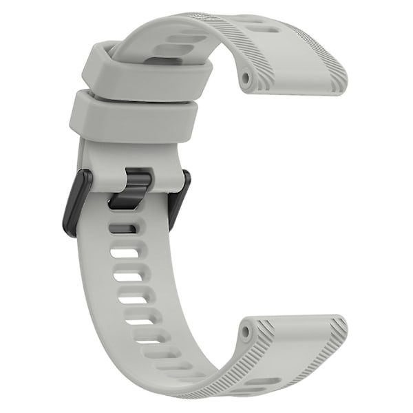 Garmin Forerunner 955/935/Descent G1 22mm Twill Design Silikon Urrem - Grå