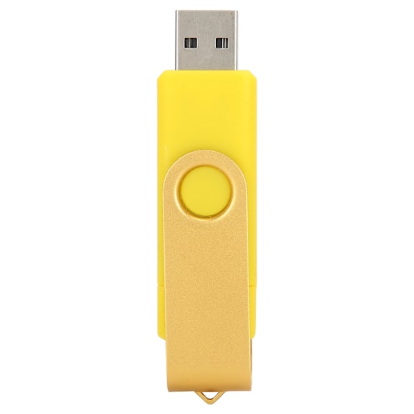 USB Flash Drive OTG U Disk Minnebrikke Penn Micro USB Datalagring Gul CW100408GB