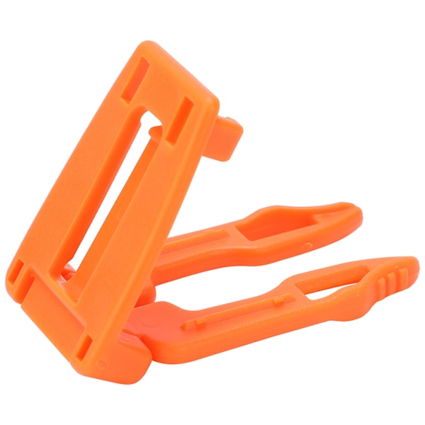 10 stk Multifunksjons Molle Webbing Strap Spenne Klips Avtakbar ryggsekk Koblingsspenner (oransje)
