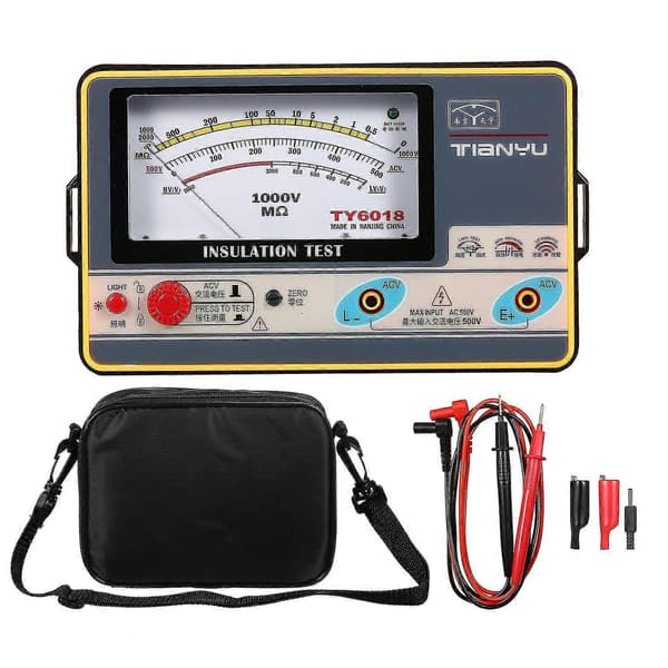Digital Ohmmeter Megger Håndholdt Isolationstester 0-2000MΩ 1000V hwyYVL