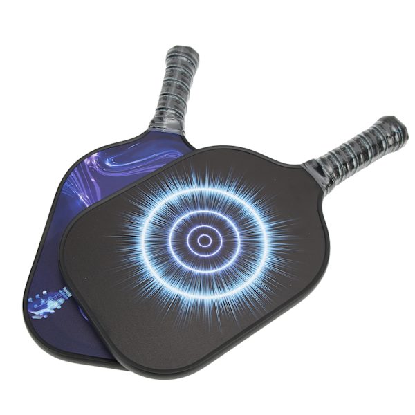 Pickleball Racket Set för inomhus och utomhus - Pickleball Paddle i glasfiber med PP-kärna och 4 bollar för träning
