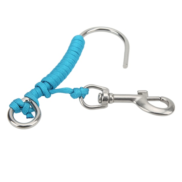 Scuba Diving Reef Drift Hooks med Line og Rustfrit Stål Klips til Undervandsfotografering