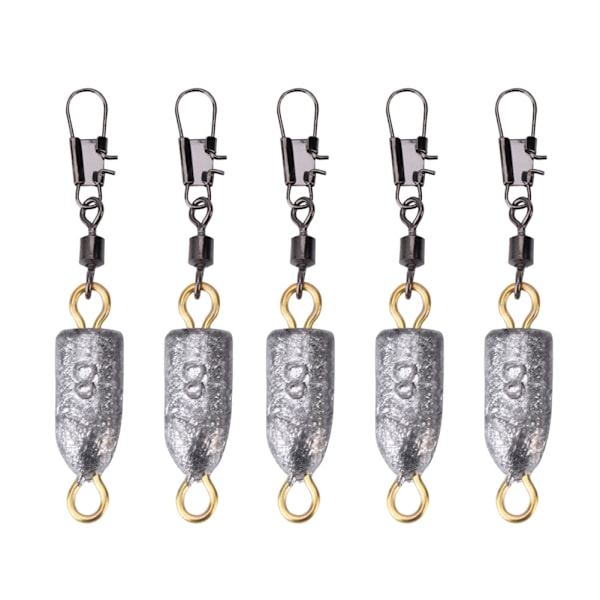 5 stk/pose Holdbar for kuleformede fiskesøkker Fisketilbehør Tackle (8g)