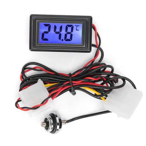 Vandkøling Termometer Digital Display Computer Temperaturmåler WDXS-DT 5V-24V