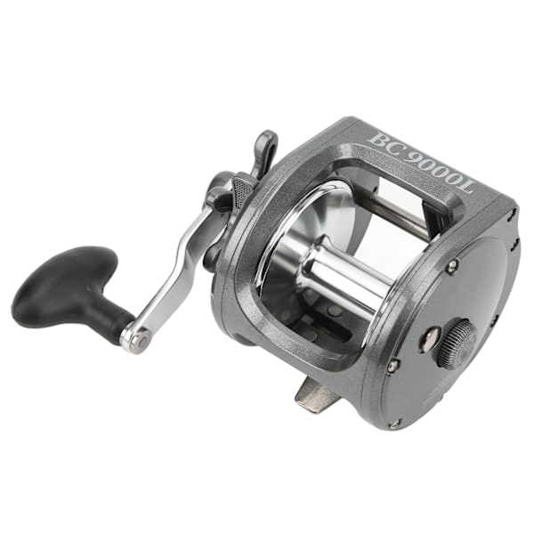 BC9000L Metall Trolling Rulle Fiske Rullar 3.6:1 Hastighet Baitcasting Fiske Rulle Vänsterhänt