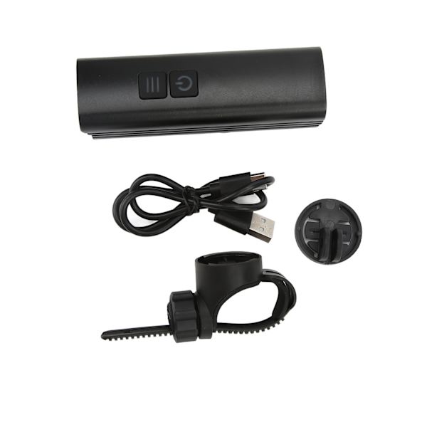 Pyörän etuvalo, kaksoiskytkin, vedenkestävä, USB-ladattava, yöajoon