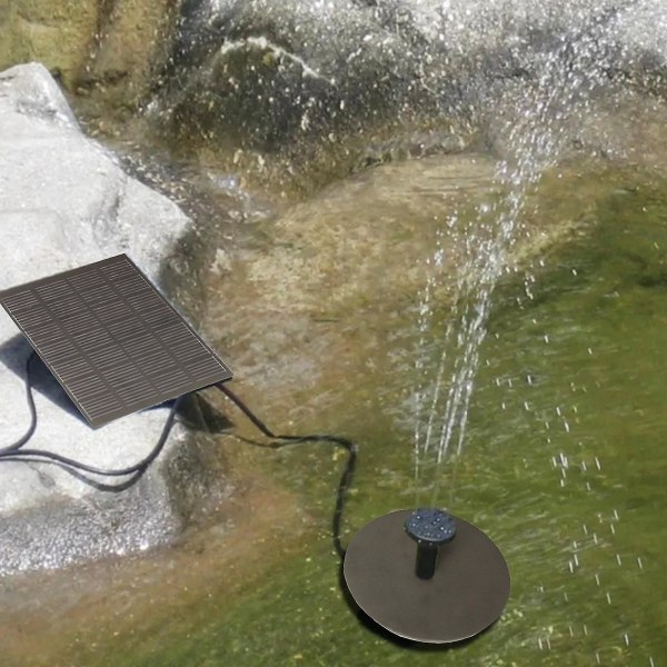 Tilbehør til gulv- og damprenser Solar vannpanel Strømpumpesett Svømmebasseng Hagedammen Vanning Nedsenkbar