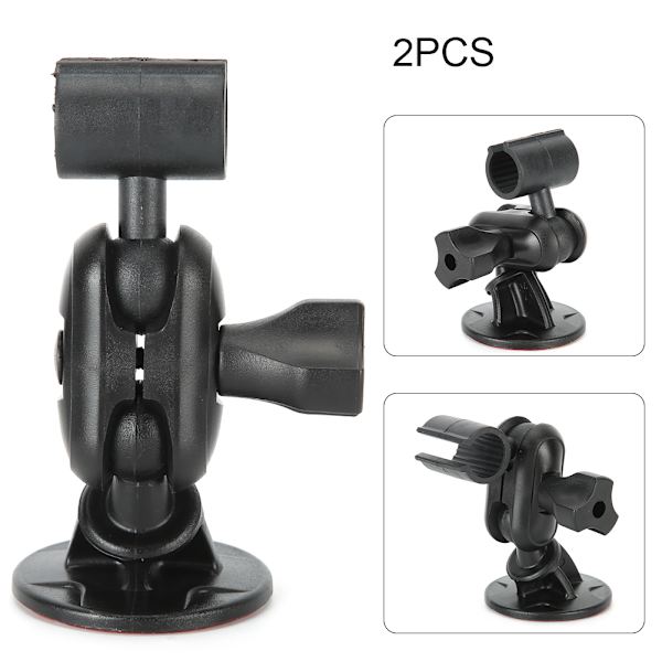 2st Liten Dash Camera Mount Bracket Dashboard Recorder Sucker 360 Degree Justerbar Universal Parts Slot