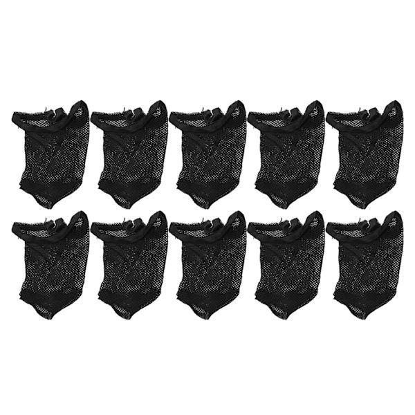 10 st Wig Mesh Keps Sträckbar Mjuk Andas Nylon Dome Peruk Keps för kvinnor Cosplay