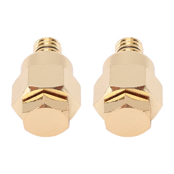 2 stk. Batteriadapterterminal med kort sidepost, 3/8 tommer NPT-gevind, messing, til plus og minus