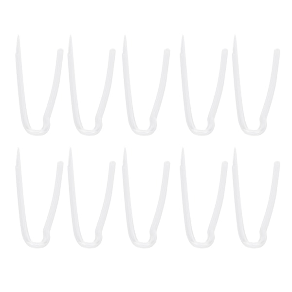 10 st hörapparatslangar Flexibel typ R BTE Öroninsats Byte av hörapparatslang3,3x2,0mm / 0,13x0,08in
