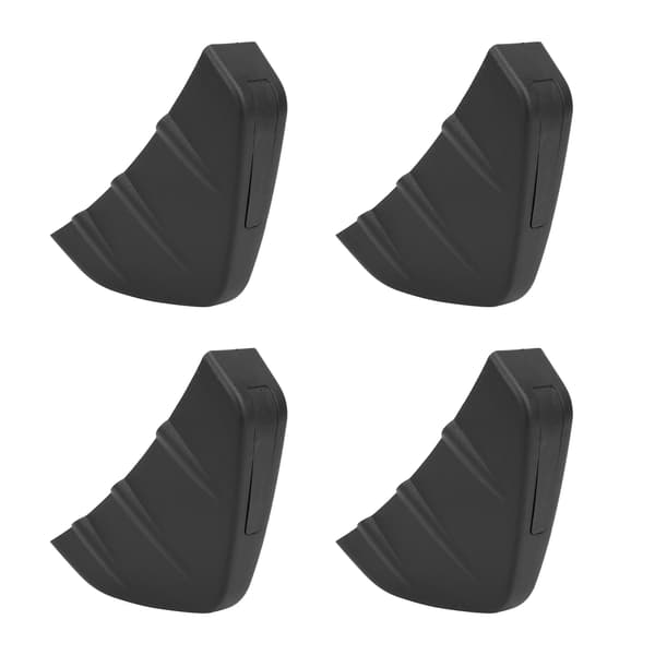 【NX】Universell bakspoiler haifinne hale nedre støtfangerleppe diffuser splitter med spenne, svart