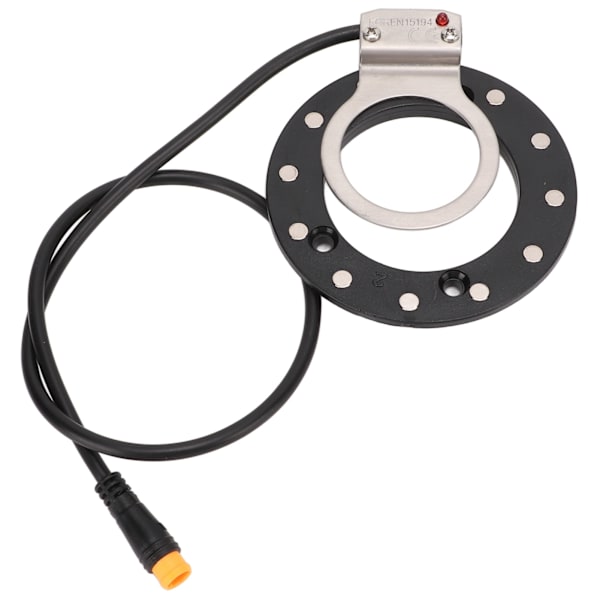 Elektrisk cykel Assist Sensor Hög känslighet 12 magneter Höger Dual Hall Sensor Elcykel Pedal Tillbehör Stort hål
