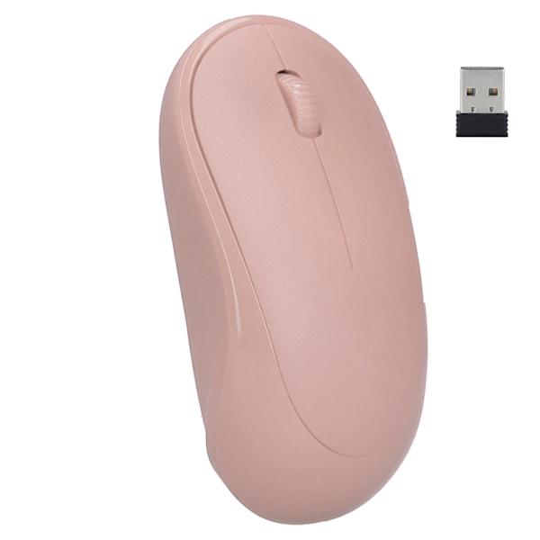 Y6 2.4GHz Trådløs Mus Bedrift Energibesparende Ultratynn Fotoelektrisk Mus for Datamaskin (Rosa)