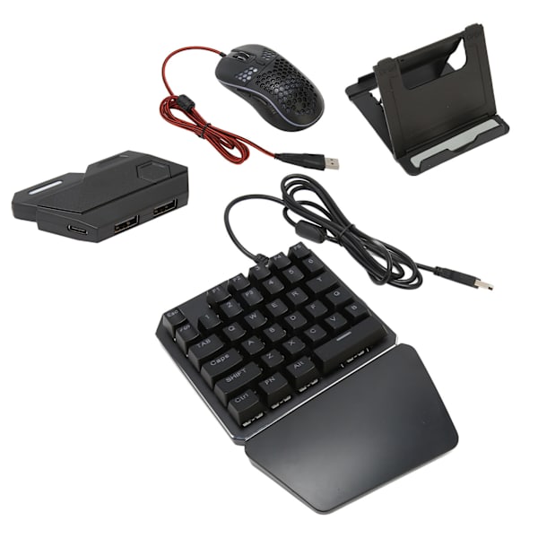 Tastatur Mus Konverterersett for Mix Se Konverter K9 Mekanisk Tastatur GM86 Mus og Stativ for Android for IOS
