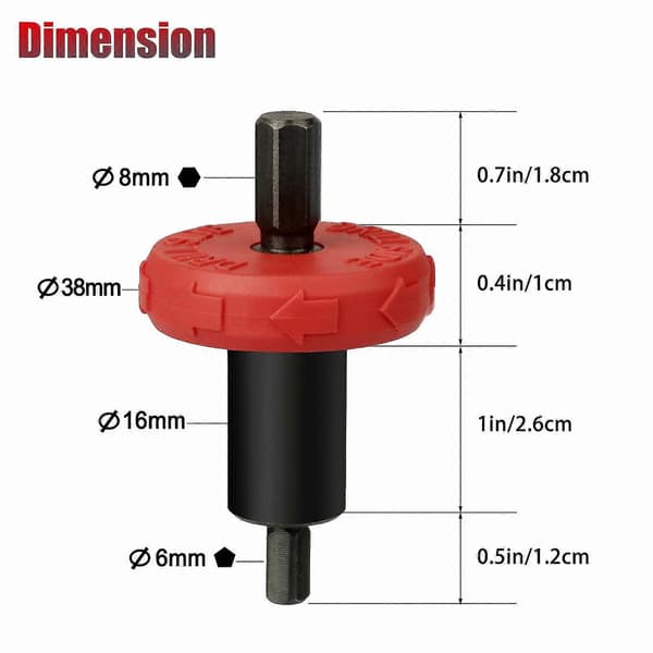 Electric Start Motor Easy Start Drill Adapter Compatible with Lawn Mowers Trimmers