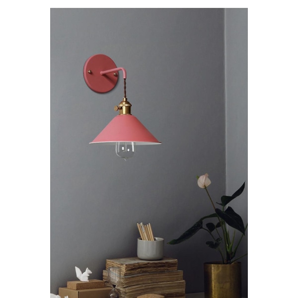 Vägglampa Modern vägglampa Färg Vägglampa Vindsvägglampa med tänd- och släckljus Amerikanskt lantligt vardagsrum Arbetsrumslampa (utan lampor) Gray