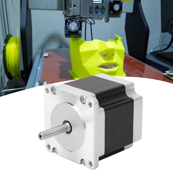 NEMA 23 stepmotor 3D-printertilbehør med 4-benet kabel 23HS5628 6,35 mm/8 mm akseldiameter 6,35 mm
