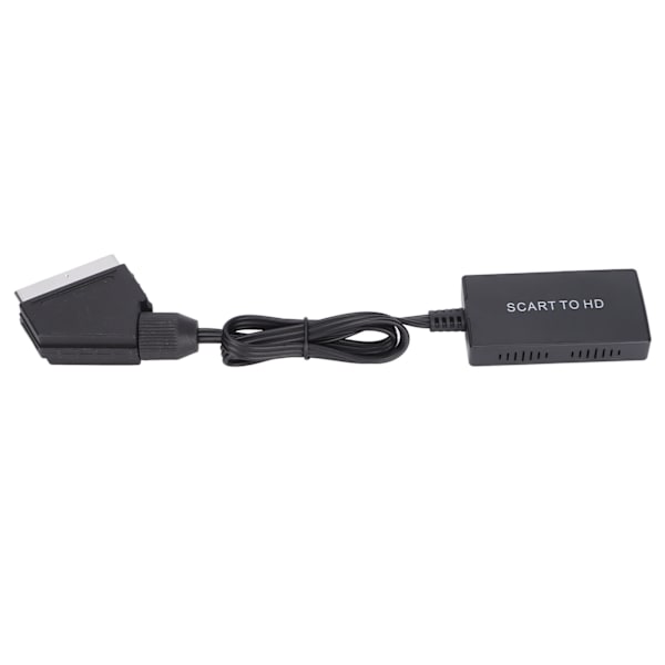 【NX】Scart til HD Multimedia Interface-omformer Video Audio-omformeradapter med ledning for DVD-dekoder