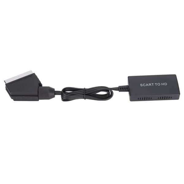 Scart til HD Multimedia Interface Konverter Video Audio Konverter Adapter med Kabel til DVD Set Top Box
