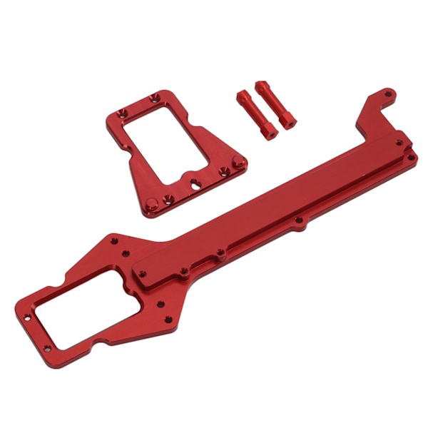Byte av övre chassi i RC legering med hög hållfasthet Utsökt övre chassiplatta för Traxxas LaTrax Teton 1/18 RC Car Red
