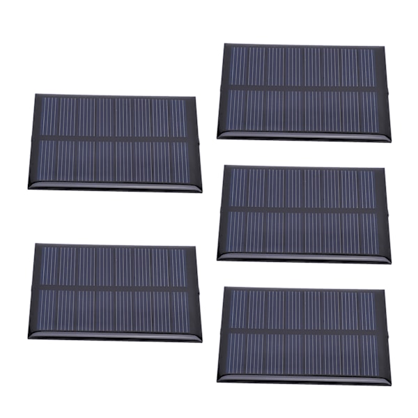 5 st mini solpanel epoxi cellkortsmodul för batterileksaker Laddare ljus 4V 150mA