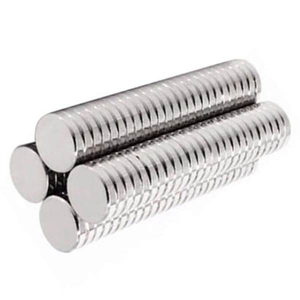 50 kpl Pyöreät Neodyymimagneetit 10x2mm N35 Vahva Magnetismi Neodyymi Rautamagneetti