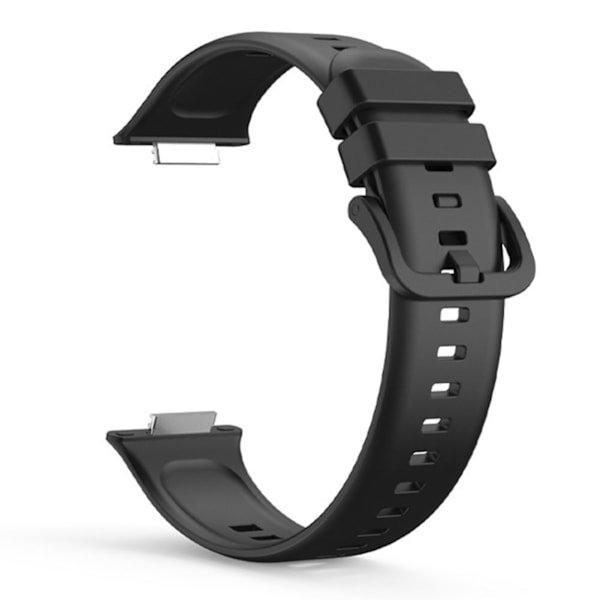 Smart Watch Band Silikon Justerbar Smartwatch Armbandsrem för Huawei Watch Fit 2 Svart