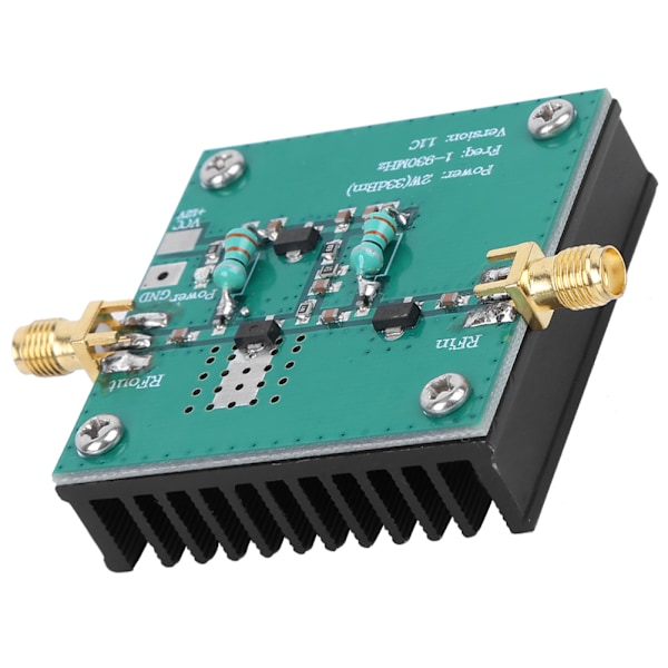 RF bredbandseffektförstärkarmodul Elektriskt tillbehör Standard SMA hona 1-930MHz 2,0W